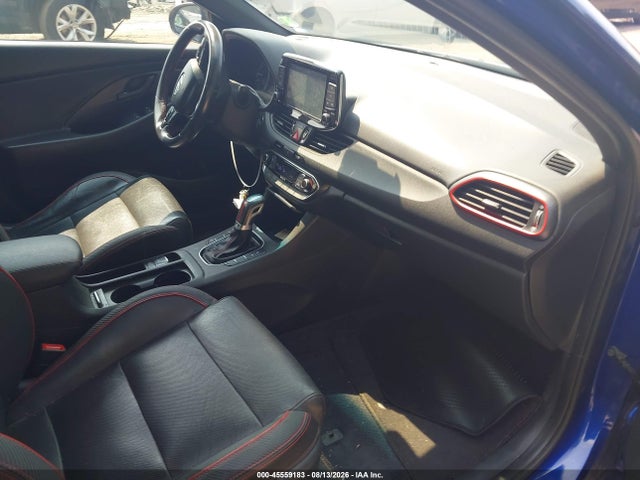 2019 Hyundai Elantra Gt N Line მანქანა იყიდება აუქციონზე, vin: KMHH55LC7KU104550, აუქციონის ნომერი: 45559183