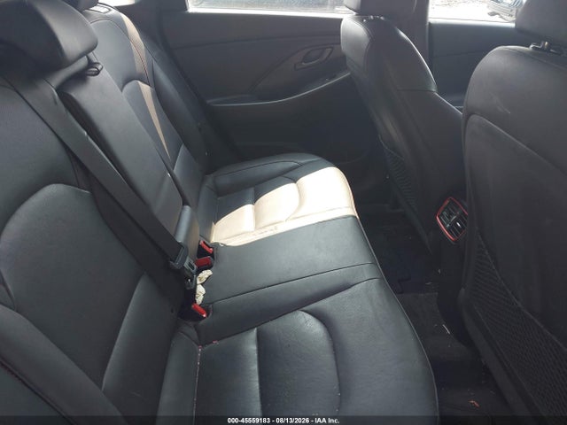 2019 Hyundai Elantra Gt N Line მანქანა იყიდება აუქციონზე, vin: KMHH55LC7KU104550, აუქციონის ნომერი: 45559183