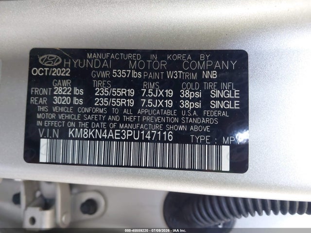 Hyundai Ioniq 5 Sel 2023 KM8KN4AE3PU147116 Image 9