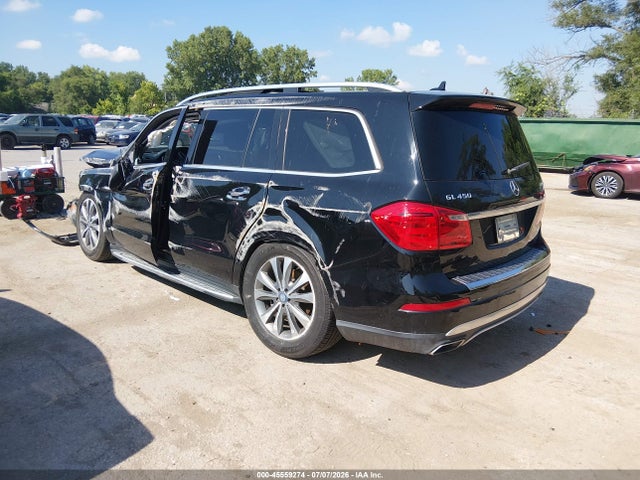 45559274 :رقم المزاد ، 4JGDF6EE4FA475950 vin ، 2015 Mercedes-benz Gl 450 4matic مزاد بيع