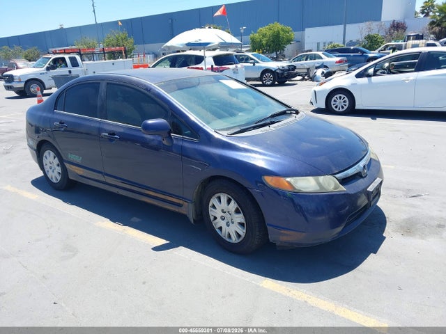2007 Honda Civic Gx მანქანა იყიდება აუქციონზე, vin: 1HGFA46527L000741, აუქციონის ნომერი: 45559301