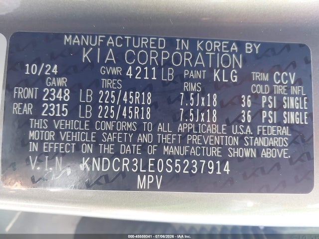 KIA Niro Ex Touring 2025 KNDCR3LE0S5237914 Image 9
