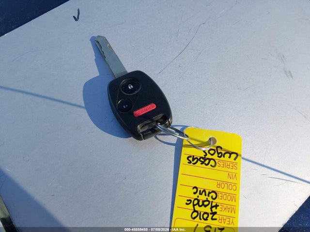 45559450 :رقم المزاد ، 19XFA1F52AE060287 vin ، 2010 Honda Civic Lx مزاد بيع
