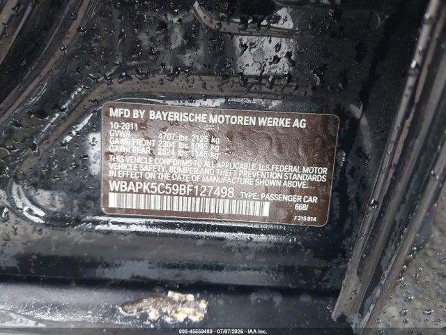 Auction sale of the 2011 Bmw 328i Xdrive, vin: WBAPK5C59BF127498, lot number: 45559489