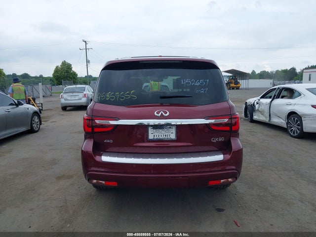 Aukcja sprzedaży 2021 Infiniti Qx80 Sensory Awd, vin: JN8AZ2BE4M9271129, numer aukcji: 45559555