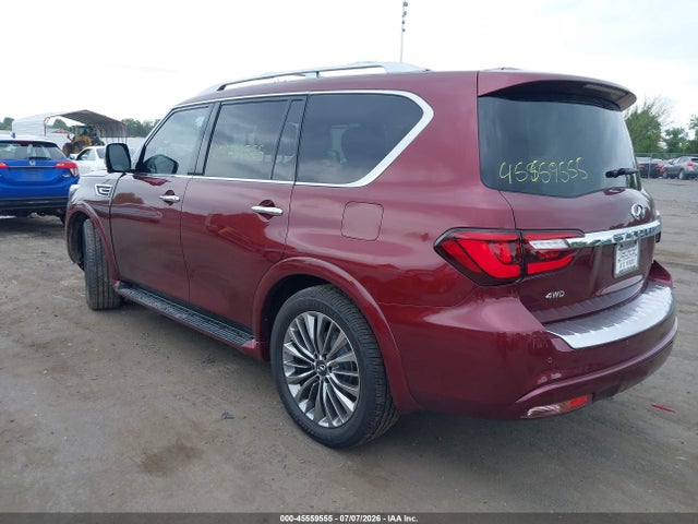 Aukcja sprzedaży 2021 Infiniti Qx80 Sensory Awd, vin: JN8AZ2BE4M9271129, numer aukcji: 45559555