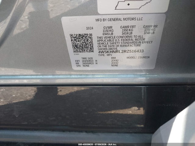 4W5KHNRL2RZ516433 Acura Zdx A-spec