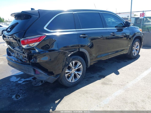 Toyota Highlander Xle V6 2015 5TDJKRFH2FS181043 Image 4
