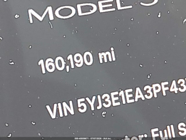 Tesla Model 3 Rear-wheel Drive 2023 5YJ3E1EA3PF437654 Image 13