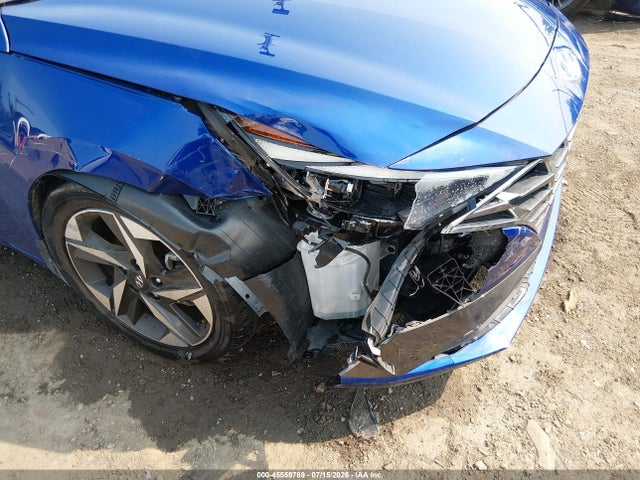 2022 Hyundai Elantra Limited მანქანა იყიდება აუქციონზე, vin: 5NPLP4AG1NH072959, აუქციონის ნომერი: 45559789