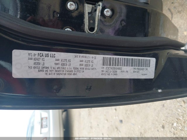 Продажа на аукционе авто 2016 Chrysler 300 300s, vin: 2C3CCAGG9GH248822, номер лота: 45559821