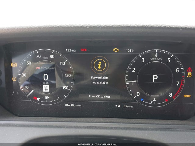 2020 Land Rover Range Rover Velar P250 R-dynamic S მანქანა იყიდება აუქციონზე, vin: SALYK2EX5LA257886, აუქციონის ნომერი: 45559829