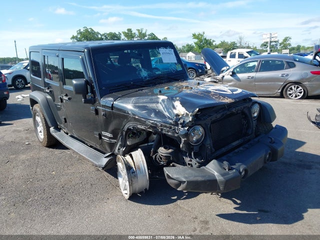 45559831 :رقم المزاد ، 1C4HJWDG3JL921963 vin ، 2018 Jeep Wrangler Jk Unlimited Sport S 4x4 مزاد بيع