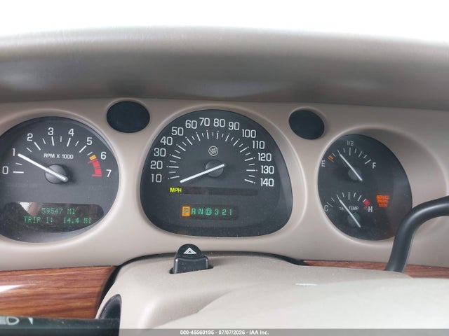 Auction sale of the 2002 Buick Lesabre Custom, vin: 1G4HP54K32U161506, lot number: 45560195