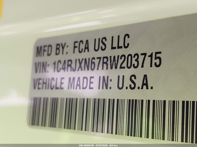 1C4RJXN67RW203715 Jeep Wrangler 4xe Sport S 4xe