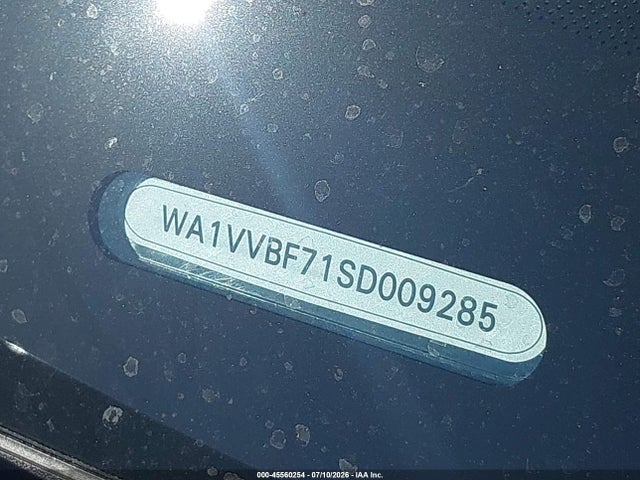 45560254 :رقم المزاد ، WA1VVBF71SD009285 vin ، 2025 Audi Q7 Prestige 55 Tfsi Quattro Tiptronic مزاد بيع