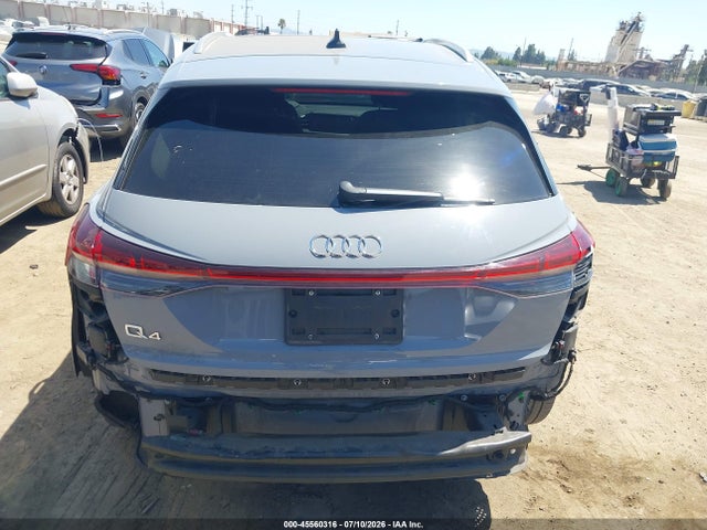 45560316 :رقم المزاد ، WA1BCBFZ3PP005917 vin ، 2023 Audi Q4 E-tron Premium Plus 40 Rwd مزاد بيع