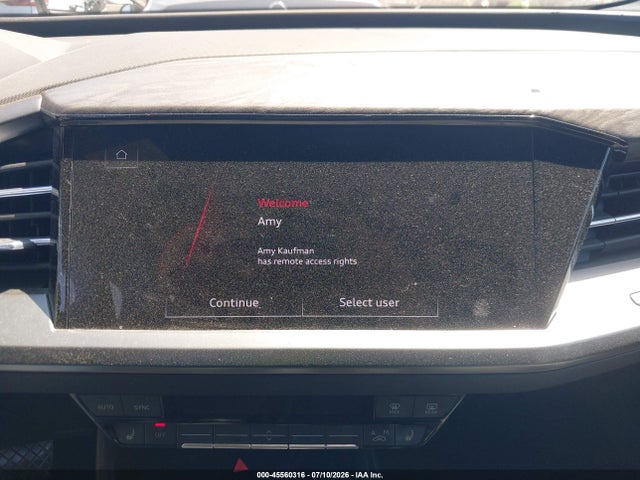 45560316 :رقم المزاد ، WA1BCBFZ3PP005917 vin ، 2023 Audi Q4 E-tron Premium Plus 40 Rwd مزاد بيع