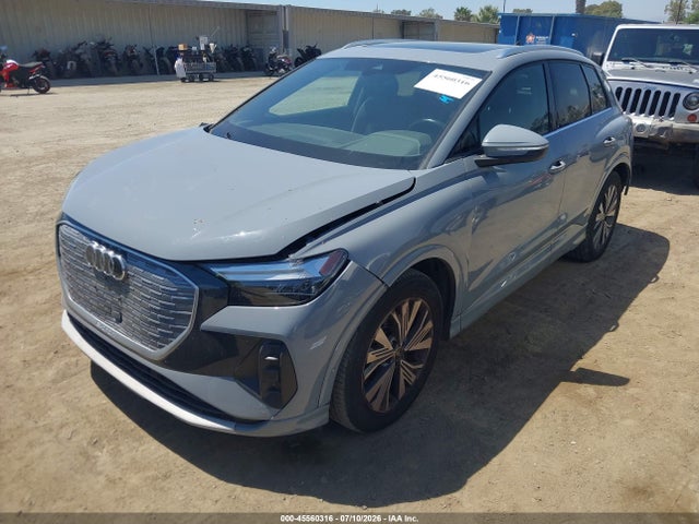 45560316 :رقم المزاد ، WA1BCBFZ3PP005917 vin ، 2023 Audi Q4 E-tron Premium Plus 40 Rwd مزاد بيع