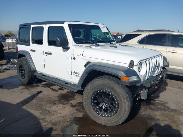 2018 Jeep Wrangler Unlimited Sport S 4x4 მანქანა იყიდება აუქციონზე, vin: 1C4HJXDG2JW284228, აუქციონის ნომერი: 45560330