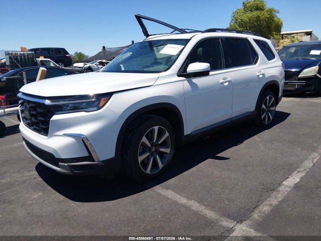 2025 Honda Pilot Elite მანქანა იყიდება აუქციონზე, vin: 5FNYG1H86SB015752, აუქციონის ნომერი: 45560491