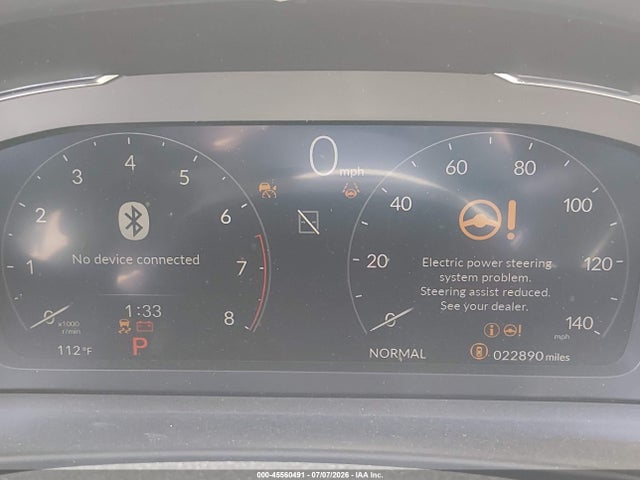 2025 Honda Pilot Elite მანქანა იყიდება აუქციონზე, vin: 5FNYG1H86SB015752, აუქციონის ნომერი: 45560491