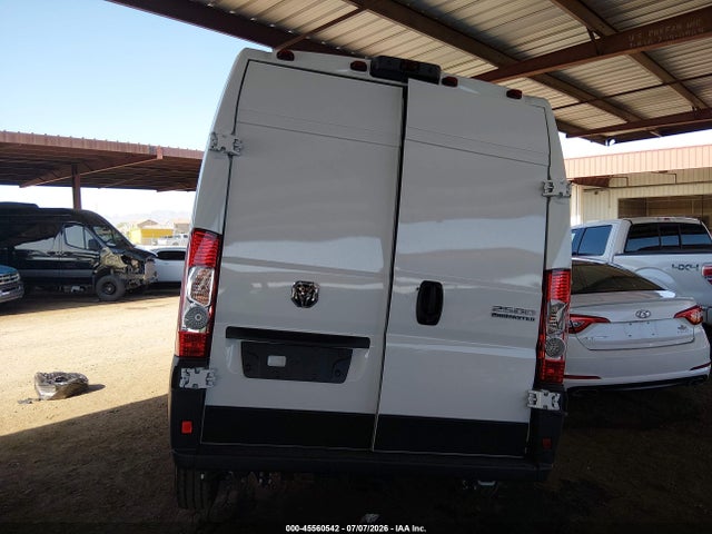 Aukcja sprzedaży 2025 Ram Promaster 2500 Tradesman High Roof 136 Wb W/pass Seat, vin: 3C6LRVCG1SE555078, numer aukcji: 45560542