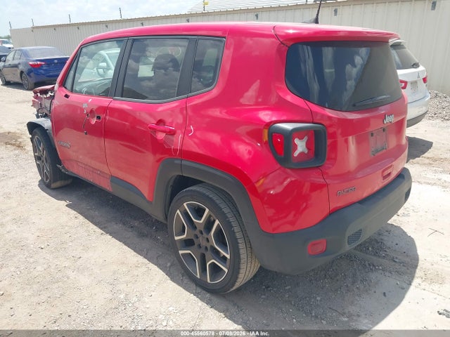 Aukcja sprzedaży 2020 Jeep Renegade Jeepster Fwd, vin: ZACNJAAB1LPL83855, numer aukcji: 45560578