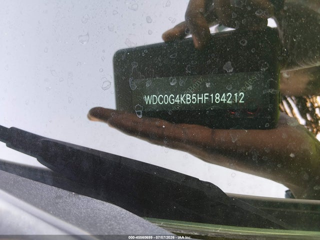 45560699 :رقم المزاد ، WDC0G4KB5HF184212 vin ، 2017 Mercedes-benz Glc 300 4matic مزاد بيع