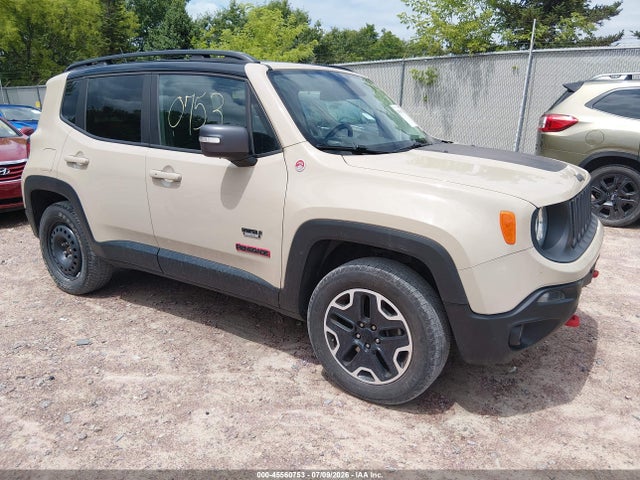Продажа на аукционе авто 2016 Jeep Renegade Trailhawk, vin: ZACCJBCT9GPC61045, номер лота: 45560753