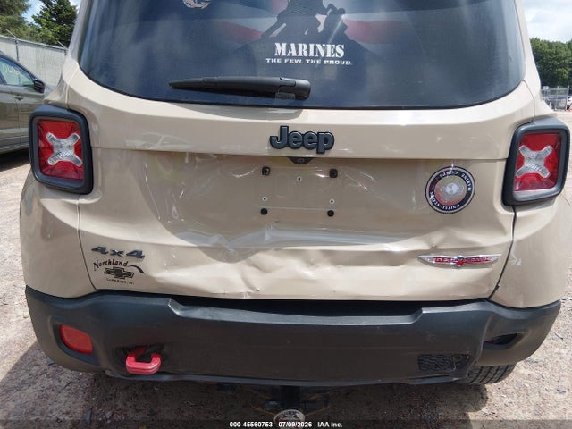 Продажа на аукционе авто 2016 Jeep Renegade Trailhawk, vin: ZACCJBCT9GPC61045, номер лота: 45560753