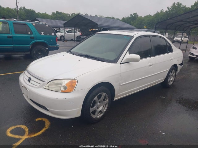 2002 Honda Civic Ex მანქანა იყიდება აუქციონზე, vin: 2HGES26722H590413, აუქციონის ნომერი: 45560845