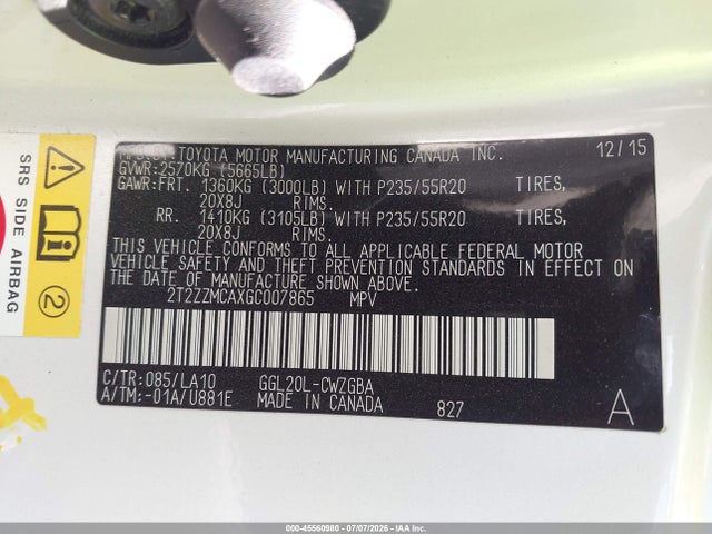 Lexus RX 350 2016 2T2ZZMCAXGC007865 Image 9