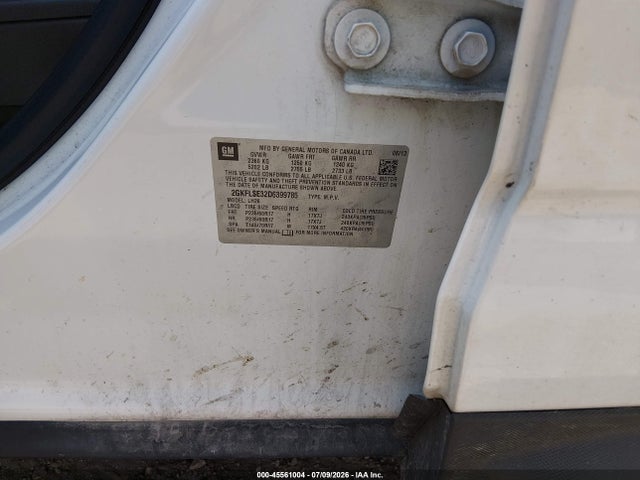 Продаж на аукціоні авто 2013 Gmc Terrain Sle-2, vin: 2GKFLSE32D6399785, номер лоту: 45561004