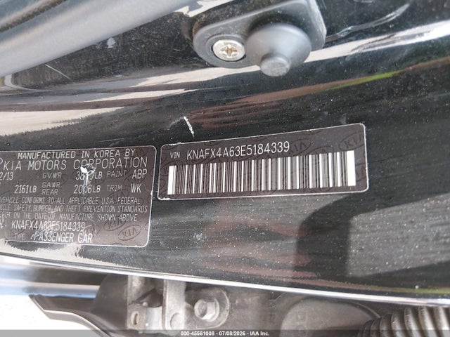 45561008 :رقم المزاد ، KNAFX4A63E5184339 vin ، 2014 Kia Forte Lx مزاد بيع