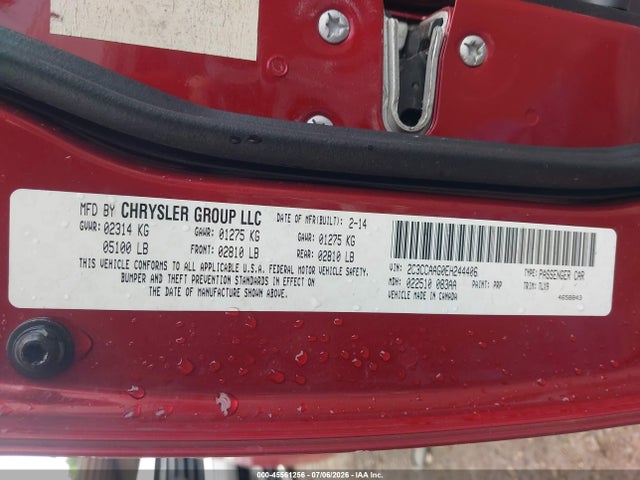 Продаж на аукціоні авто 2014 Chrysler 300, vin: 2C3CCAAG0EH244406, номер лоту: 45561256