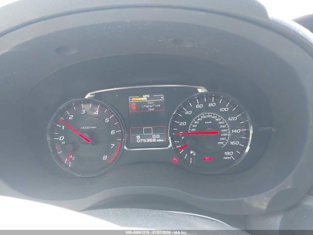 Aukcja sprzedaży 2019 Subaru Wrx Limited, vin: JF1VA1J64K9812384, numer aukcji: 45561278