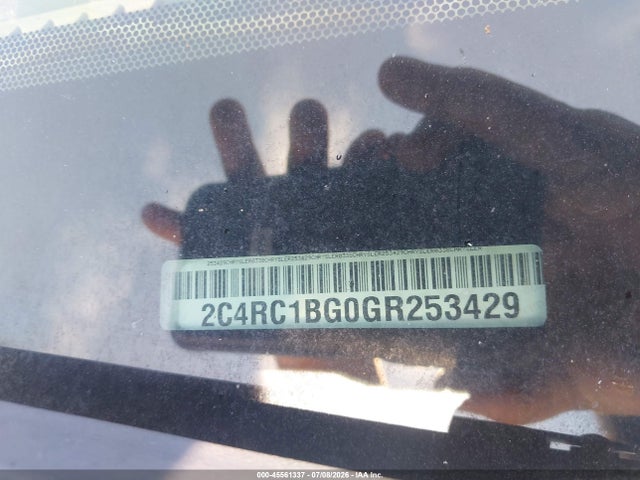 45561337 :رقم المزاد ، 2C4RC1BG0GR253429 vin ، 2016 Chrysler Town & Country Touring مزاد بيع