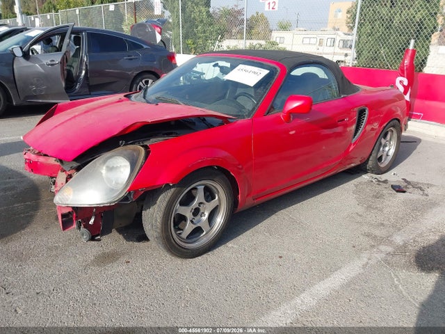 2001 Toyota Mr2 Spyder მანქანა იყიდება აუქციონზე, vin: JTDFR320810027186, აუქციონის ნომერი: 45561902