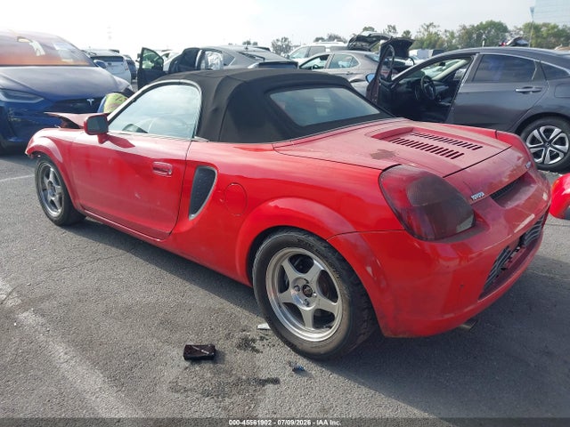 2001 Toyota Mr2 Spyder მანქანა იყიდება აუქციონზე, vin: JTDFR320810027186, აუქციონის ნომერი: 45561902