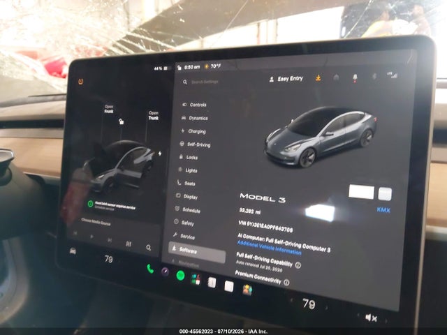 Aukcja sprzedaży 2023 Tesla Model 3 Rear-wheel Drive, vin: 5YJ3E1EA0PF643708, numer aukcji: 45562023