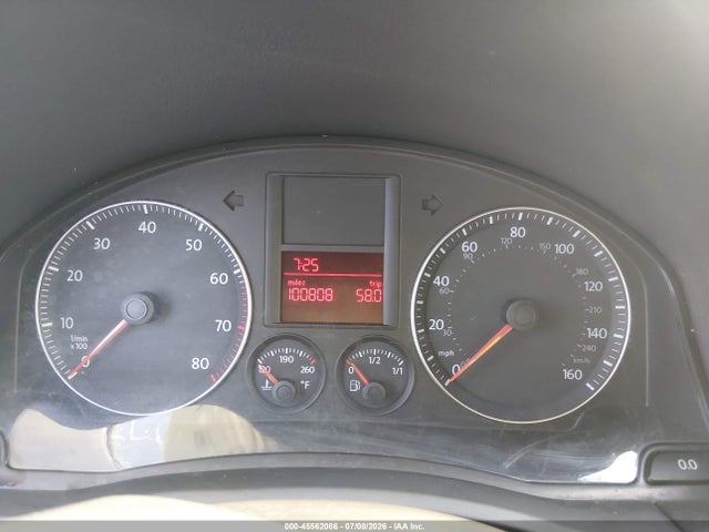 45562086 :رقم المزاد ، 3VWRZ71K19M134884 vin ، 2009 Volkswagen Jetta Se مزاد بيع