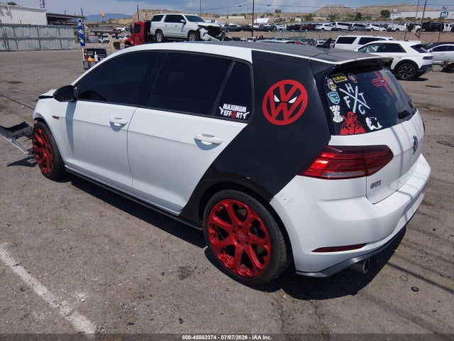 2019 Volkswagen Golf Gti 2.0t Autobahn/2.0t Rabbit Edition/2.0t S/2.0t Se მანქანა იყიდება აუქციონზე, vin: 3VW6T7AU9KM038142, აუქციონის ნომერი: 45562374