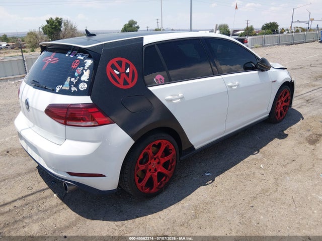 2019 Volkswagen Golf Gti 2.0t Autobahn/2.0t Rabbit Edition/2.0t S/2.0t Se მანქანა იყიდება აუქციონზე, vin: 3VW6T7AU9KM038142, აუქციონის ნომერი: 45562374