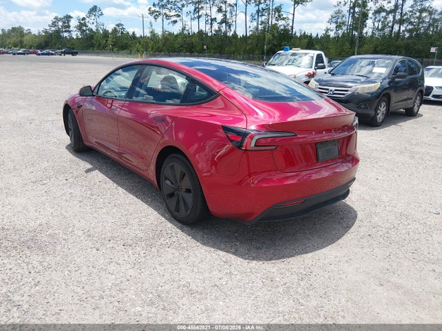 Aukcja sprzedaży 2025 Tesla Model 3 Long Range Rear-wheel Drive/standard Rear-wheel Drive, vin: 5YJ3E1EA0SF887240, numer aukcji: 45562821