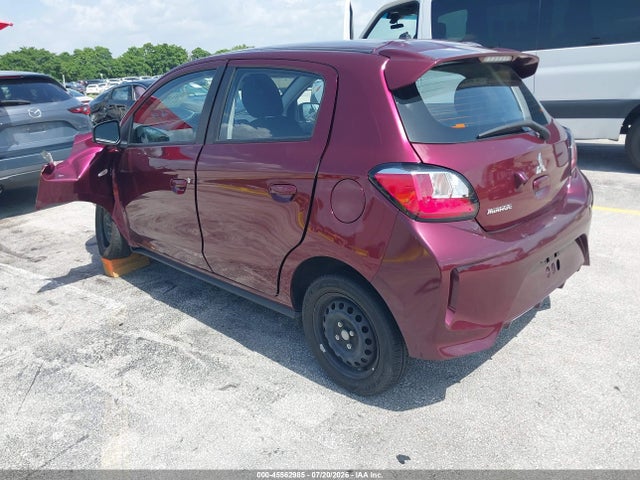 45562985 :رقم المزاد ، ML32AUHJ7RH010505 vin ، 2024 Mitsubishi Mirage Es/le مزاد بيع