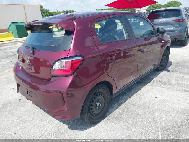45562985 :رقم المزاد ، ML32AUHJ7RH010505 vin ، 2024 Mitsubishi Mirage Es/le مزاد بيع