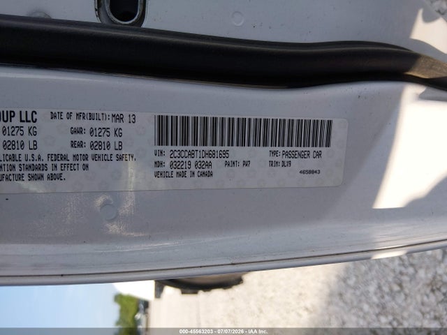 45563203 :رقم المزاد ، 2C3CCABT1DH681695 vin ، 2013 Chrysler 300 300s مزاد بيع