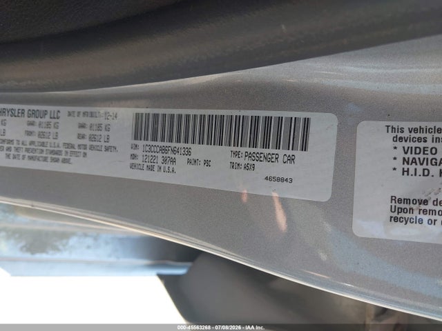 Aukcja sprzedaży 2015 Chrysler 200 Limited, vin: 1C3CCCAB6FN641336, numer aukcji: 45563268