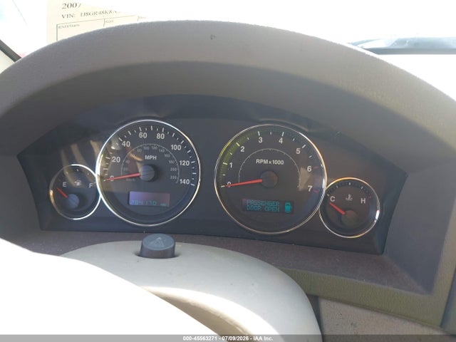 Продажа на аукционе авто 2007 Jeep Grand Cherokee Laredo, vin: 1J8GR48K87C522913, номер лота: 45563271